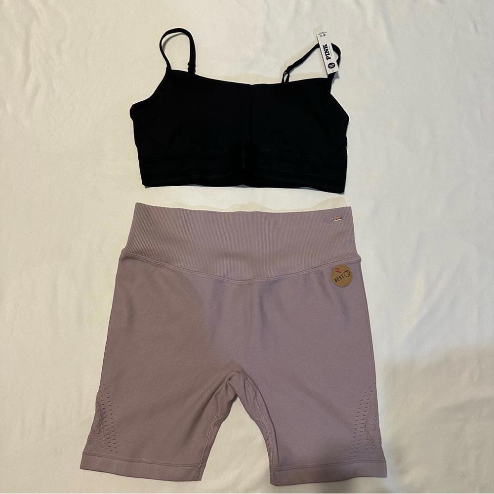 Pink Victoriaโs Secret Activewear Set